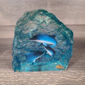 Christian Riese Lassen The Art Of Lassen Collection Rainbow Dolphins Figurine